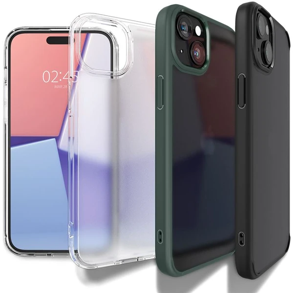 Spigen Ultra Hybrid kryt iPhone 15 černý - Pouzdra - Obrázek 0NV8000601