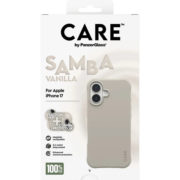 PanzerGlass® CARE Samba kryt s MagSafe Apple iPhone 17 Vanilla - Pouzdra - Obrázek 0ODH000K01