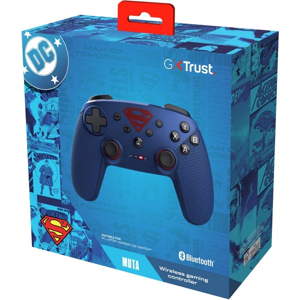 Trust GXT542SM Muta bezdrátový herní ovladač Superman modrý (Switch/PC) - Herní ovladače - Obrázek 0OFE000K01