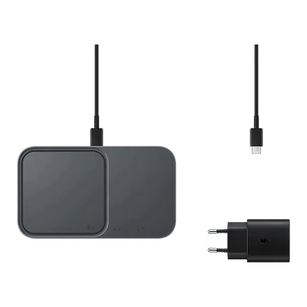 Samsung DUO bezdrátová nabíjecí podložka 15W (bez kabelu) černá - Nabíječky - Obrázek 0P38100501