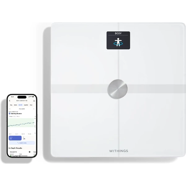 Withings Body Smart Advanced Body Composition chytrá Wi-Fi váha bílá - Chytré váhy - Obrázek 0P54G00101