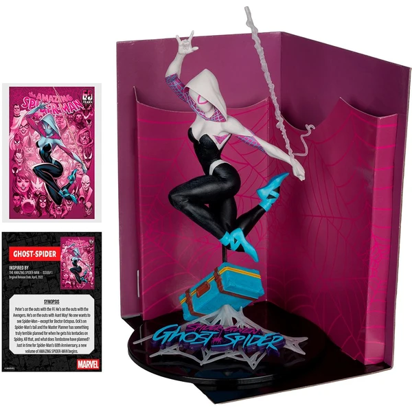 Figurka McFarlane Toys Marvel Collection 1/10 - Ghost-Spider (The Amazing Spider-Man #1) 17 cm - Figurky - Obrázek 0Q3G000K01