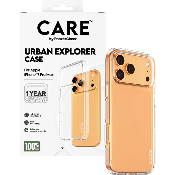 PanzerGlass® CARE Urban kryt Apple iPhone 17 Pro Max čirý - Pouzdra - Obrázek 0QEH000K01