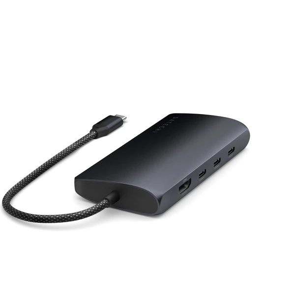 Satechi USB-C víceportový adaptér 8K s Ethernet V3 černý - USB huby - Obrázek 0QX5000O01