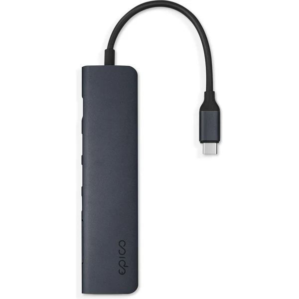 iWant by Epico 7v1 multimediální hub 8K s USB-C temně inkoustový - USB huby - Obrázek 0REK000K01