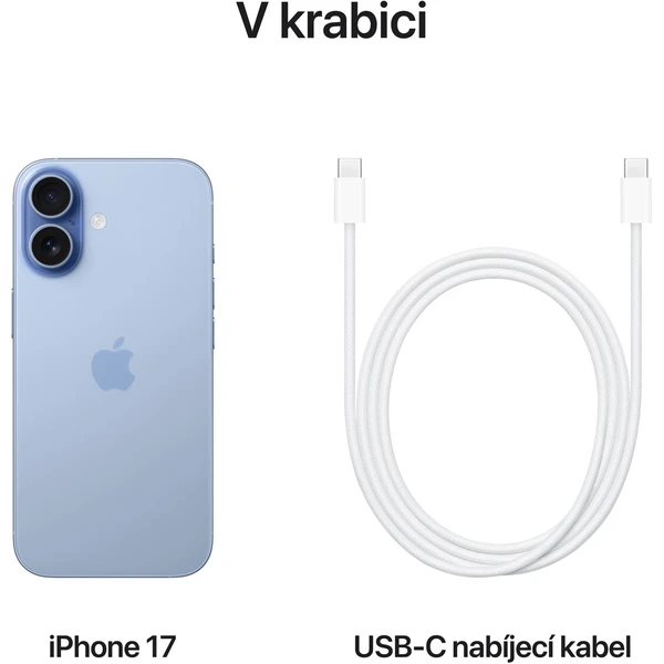 Apple iPhone 17 256GB mlhově modrý - Mobilní telefony - Obrázek 0RMH000K01