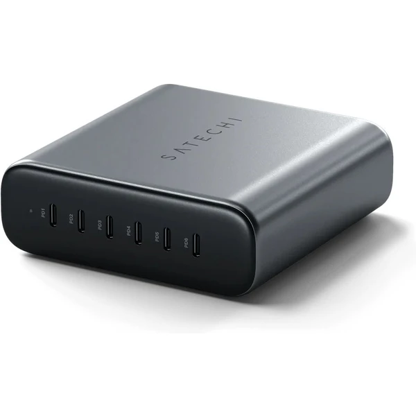 Satechi 200W 6x USB-C nabíjecí adaptér šedý - Nabíječky - Obrázek 0RW4000601