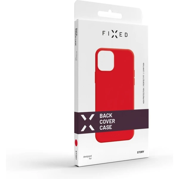 FIXED Story silikonový kryt Samsung Galaxy A34 5G červený - Pouzdra - Obrázek 0RX0000701