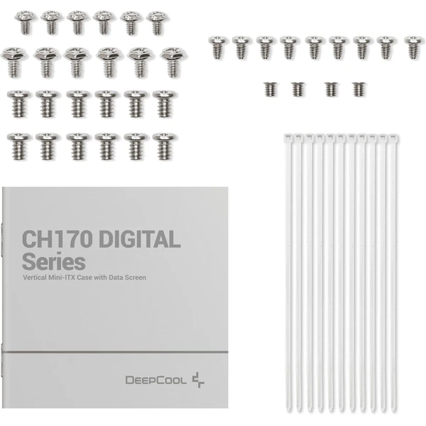 DEEPCOOL CH170 Digital bílá - Počítačové skříně - Obrázek 0S2E000K01