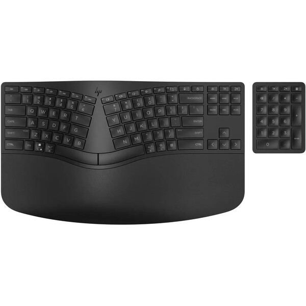 960 Ergonomic Wireless Keyboard Černá