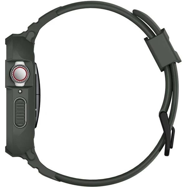 Spigen Rugged Armor Pro řemínek s pouzdrem Apple Watch 44/45mm zelený - Řemínky - Obrázek 0TPJF00101