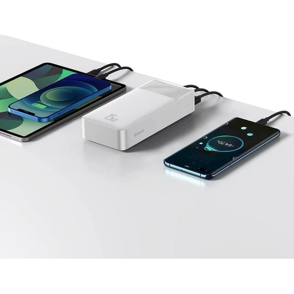 Baseus Bipow powerbanka 30000mAh bílá - Powerbanky - Obrázek 0UTL000K01