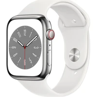 Apple Watch Series 8 Cellular 45mm ocel - Chytré hodinky