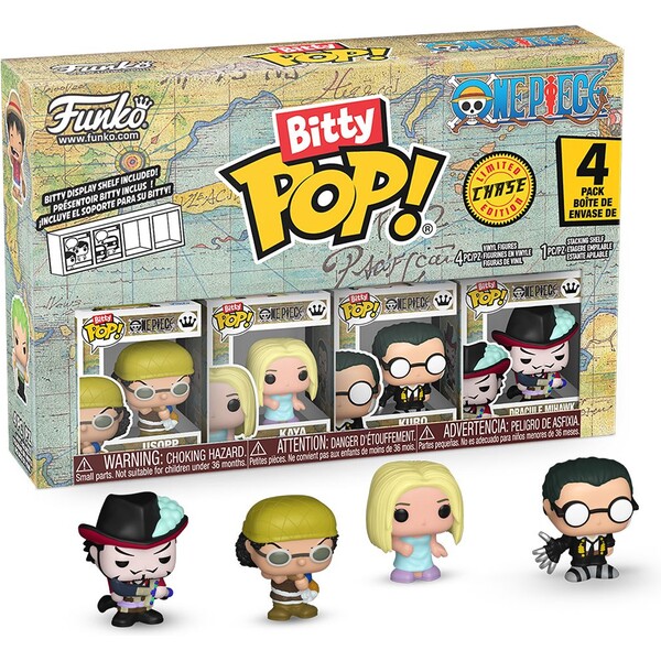 Funko Bitty POP! One Piece - Usopp 4 pack (Šance na chase)