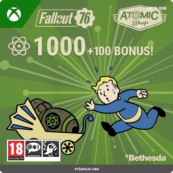 Fallout 76: 1000 (+100 Bonus) Atoms (Xbox One)