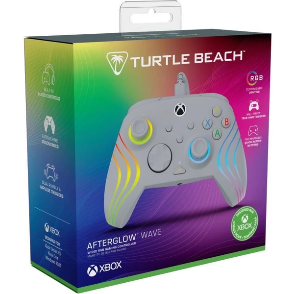Turtle Beach herní ovladač RGB Afterglow Wave (XBOX/PC) šedý - Herní ovladače - Obrázek 0XMH000K01