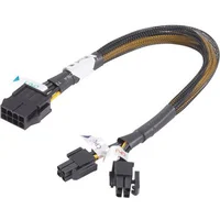 Akasa redukce napájení 8Pin(M) to 8Pin/2x4Pin(F) 30cm - Redukce