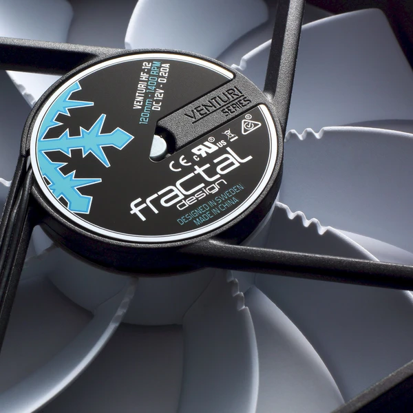 Fractal Design 120mm Venturi H bílá - Ventilátory pro PC - Obrázek 0YRG000K01