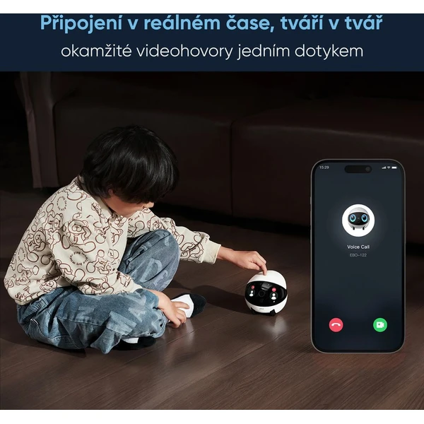 Enabot EBO Air 2 Plus bílá - IP kamery - Obrázek 0Z8L000K01