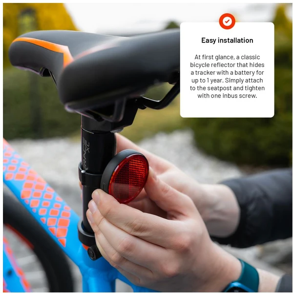 FIXED Tag Reflector Smart Tracker lokátor na kolo s podporou Apple Find My černý - Lokátory - Obrázek 0ZM5000J01