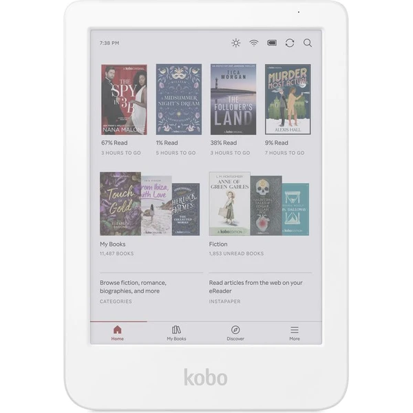Kobo Clara Colour čtečka bílá - Čtečky elektronických knih - Obrázek 0ZNI000K01