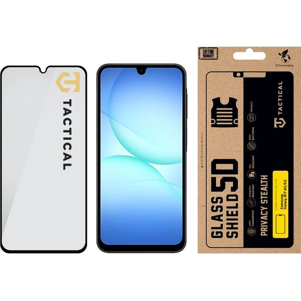Tactical Glass Shield Privacy Stealth 5D sklo Samsung Galaxy A17 4G/5G černé - Ochranné folie a skla - Obrázek 0a0295bd5e384ed28f8dbb98e8135ec9