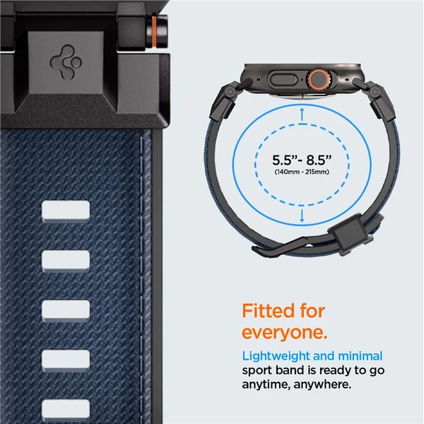 Spigen DuraPro Armor řemínek Apple Watch Ultra 49/46/45/44/42mm námořně modrý - Řemínky - Obrázek 0a0ae9b6e7924fc6ba2ab3a31464ad49