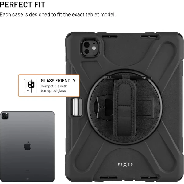FIXED Rugged Tab Case odolné pouzdro iPad Pro 12.9" (2018-2022)/iPad Air 13" (2024-2026) černé - Pouzdra - Obrázek 0a168b1b24d34cc1b4587dfdfbe9a303