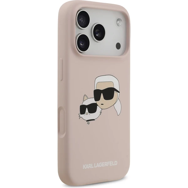 Karl Lagerfeld Liquid Silicone Double Heads MagSafe kryt iPhone 17 Pro růžový - Pouzdra - Obrázek 0a594134df564014a4b453e72e91dab6