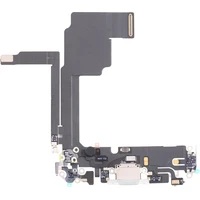 Náhradní díl pro iPhone 15 Pro nabíjecí konektor bílý titan - Konektory