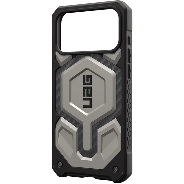 UAG Monarch Pro MagSafe Titanium kryt iPhone 17 Pro Max stříbrný - Pouzdra - Obrázek 0a76cb93b5304a79b3195582459df05a