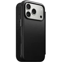 Nomad Modern Leather Folio MagSafe kožené pouzdro iPhone 17 Pro Black - Pouzdra