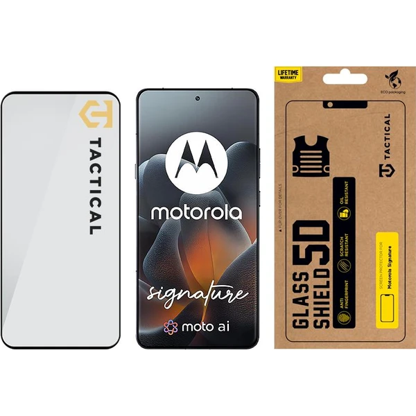 Tactical Glass Shield 5D sklo pro Motorola Signature černé - Ochranné folie a skla - Obrázek 0ab20d0036864c92934c0984b267c140