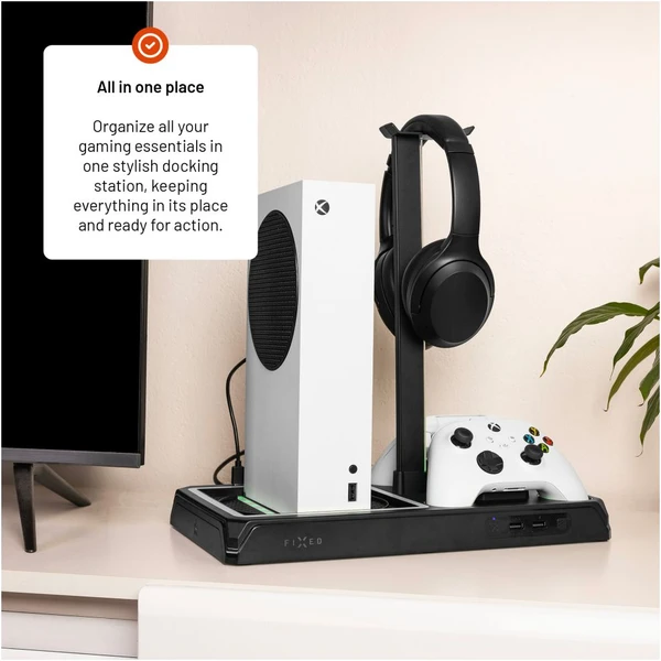 FIXED nabíjecí stanice pro Xbox Series X/S s odvětráváním, černá - Nabíječky - Obrázek 0ac0af82c3564bad930868c821417110
