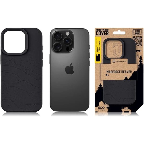 Tactical MagForce Beaver Kryt s MagSafe pro iPhone 16 Pro Asphalt - Pouzdra - Obrázek 0ad36799a9d143eba7a38113c2f93606