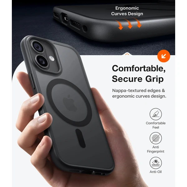 Torras Guardian MagSafe kryt iPhone 17 black - Pouzdra - Obrázek 0adb35d053cb4eff83890a53397b865b
