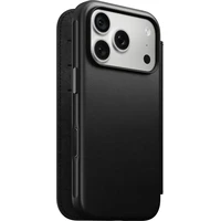 Nomad Modern Leather Folio MagSafe kožené pouzdro iPhone 17 Pro/18 Pro Black - Pouzdra