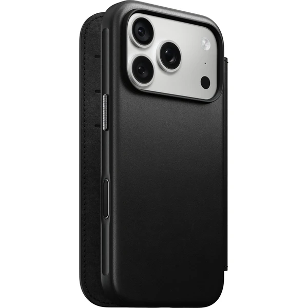 Nomad Modern Leather Folio MagSafe kožené pouzdro iPhone 17 Pro/18 Pro Black - Pouzdra - Obrázek 0b1b3c77e7354ce9b791b9d9b84d65e2