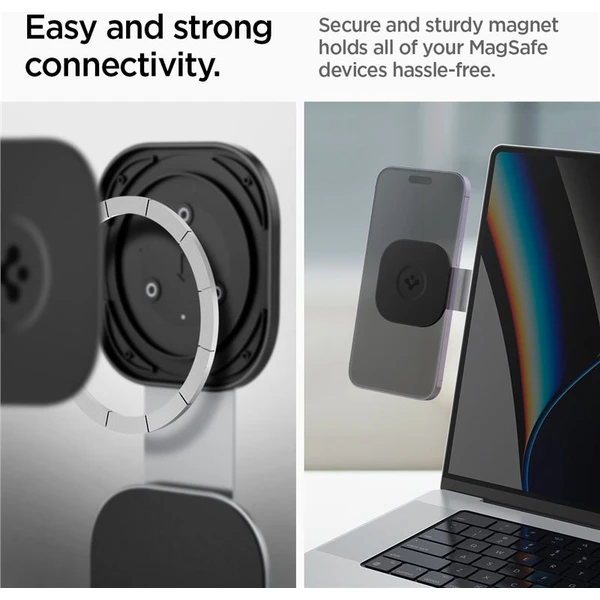 Spigen OneTap Monitor/Laptop Mount S312 nalepovací MagSafe držák stříbrný - Držáky - Obrázek 0b4fcc1940b8439189e2dc9c888d79d3