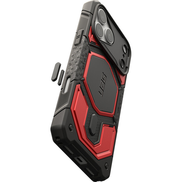 UAG Monarch Pro MagSafe kryt iPhone 18 Pro Max/17 Pro Max černý/červený - Pouzdra - Obrázek 0b53b9b8410f483290e5dd7b665d02cf