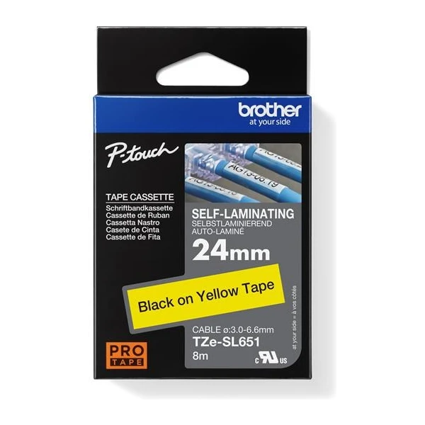 Brother Tze-SL651 páska černá na žlutém 24 mm extra lepidlo - Pásky pro štítkovače - Obrázek 0b57d76e9b1648c3b19d1aa472b6209a