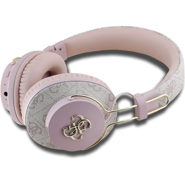 Guess PU 4G Metal Logo ENC bezdrátová sluchátka růžová - Sluchátka - Obrázek 0b74d1924d0247b1ab761a2d90ad40ce