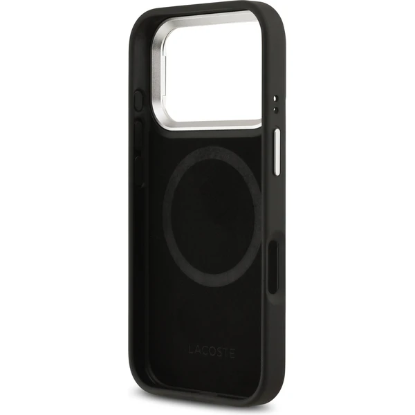 Lacoste Iconic Petit Pique Camera Stand MagSafe kryt iPhone 17 Pro černý - Pouzdra - Obrázek 0b7a822e66854b3eb4d0738ad3802a31