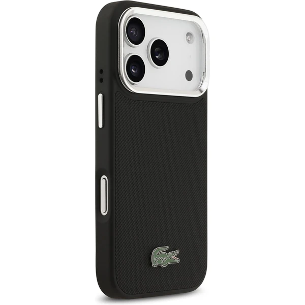 Lacoste Iconic Petit Pique Camera Stand MagSafe kryt iPhone 17 Pro černý - Pouzdra - Obrázek 0b9286a689564034ae885060363e4c13