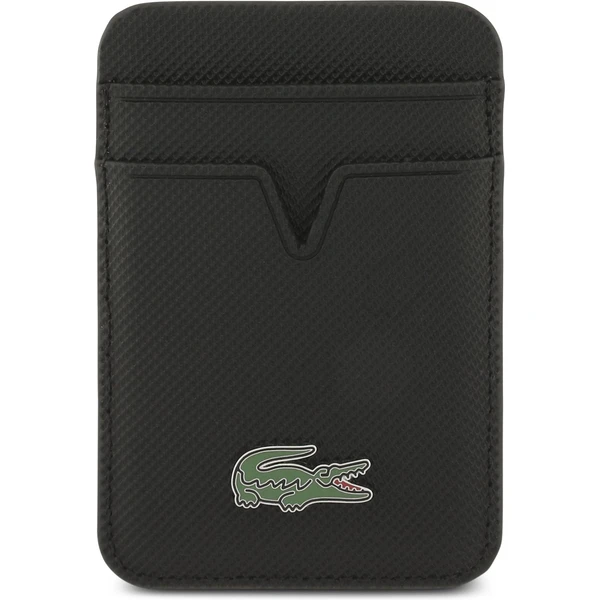 Lacoste Iconic Petit Pique MagSafe kryt + peněženka iPhone 17 Pro Max černý - Pouzdra - Obrázek 0b9287a7f8d648cdb83200cd87803029