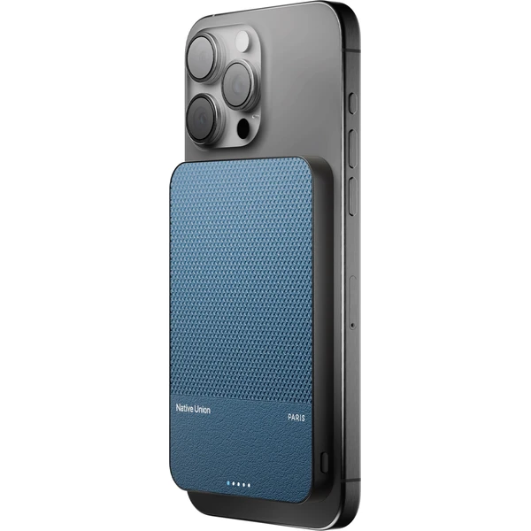 Native Union (Re)Classic Magnetic Power Bank Qi2 5000mAh modrá - Powerbanky - Obrázek 0ba6ebab3d4d47c5a4030bf73d3ef084