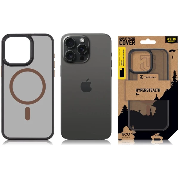 Tactical MagForce Hyperstealth 2.0 Kryt pro iPhone 15 Pro Max Black/Moucha Moose - Pouzdra - Obrázek 0bae372ea13b42edb1048ea7fe6911ef