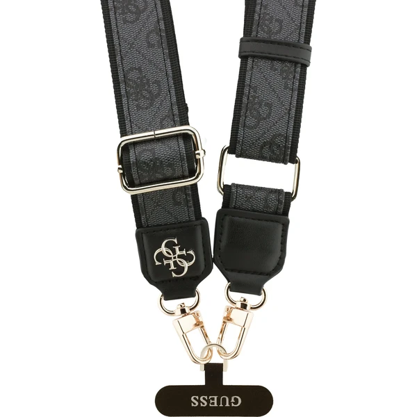 Guess Crossbody popruh PU 4G Metal Logo černý - Popruhy a crossbody - Obrázek 0bb8c9a68dc24485953b2ff580899d57