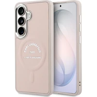 Karl Lagerfeld PU RSG Logo Magnetic kryt Samsung Galaxy S26+ růžový - Pouzdra