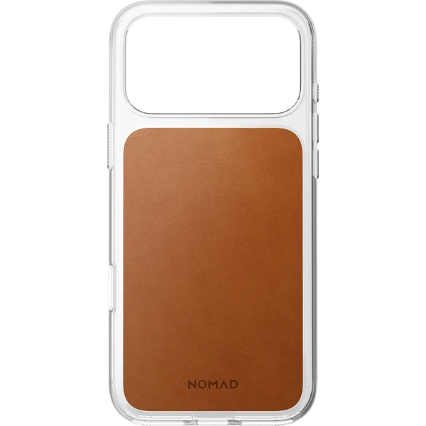 Nomad Clear Leather (Horween) MagSafe kryt iPhone 18 Pro Max Saddle - Pouzdra - Obrázek 0bf01acddfc342aeac8027abc71aa715